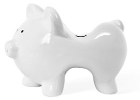 Skinny piggy bank - Savings Accounts