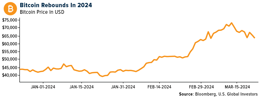 Bitcoin Rebounds In 2024